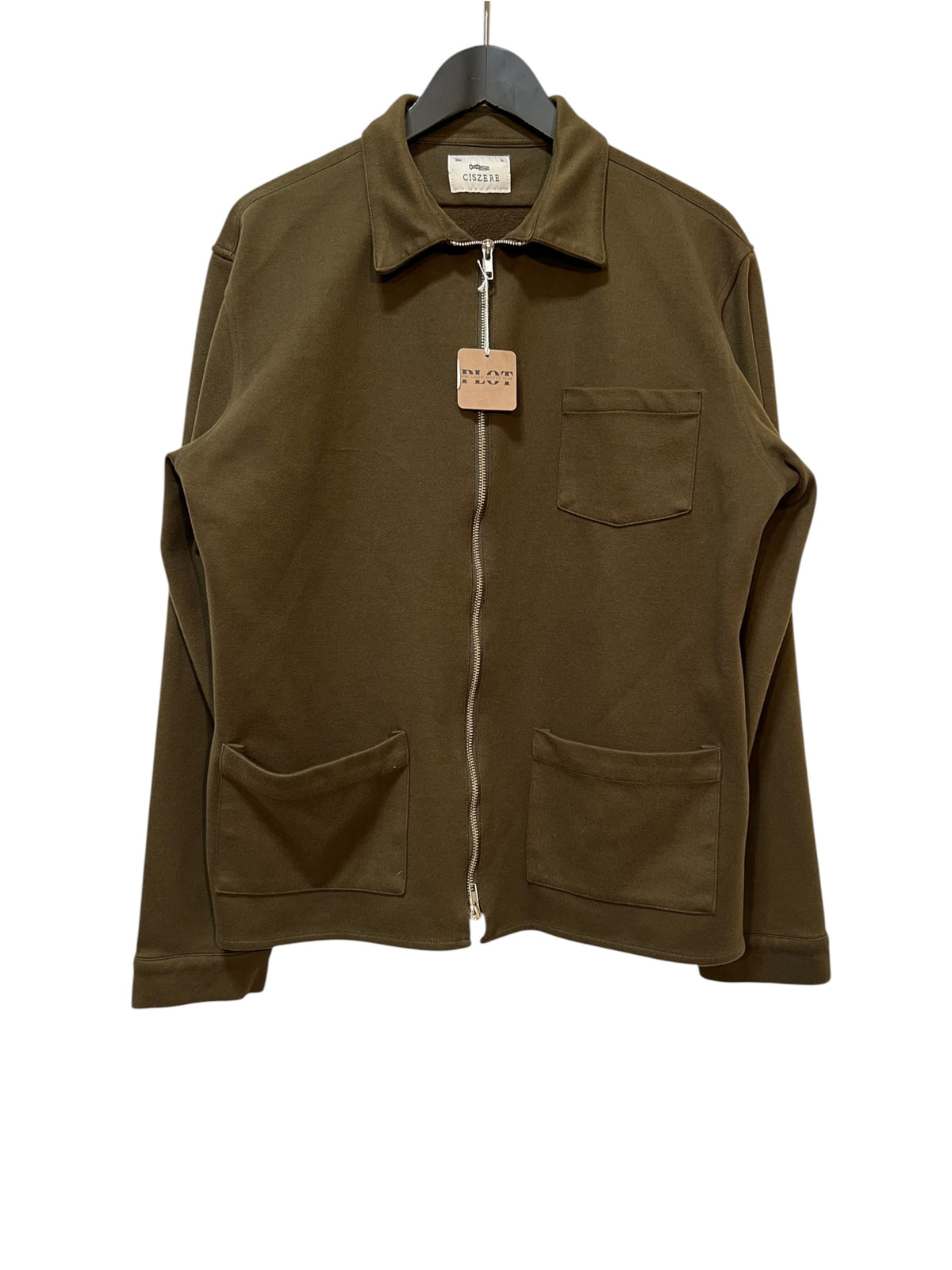 Overshirt med dragkedja