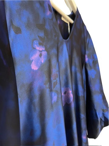 Satin klänning