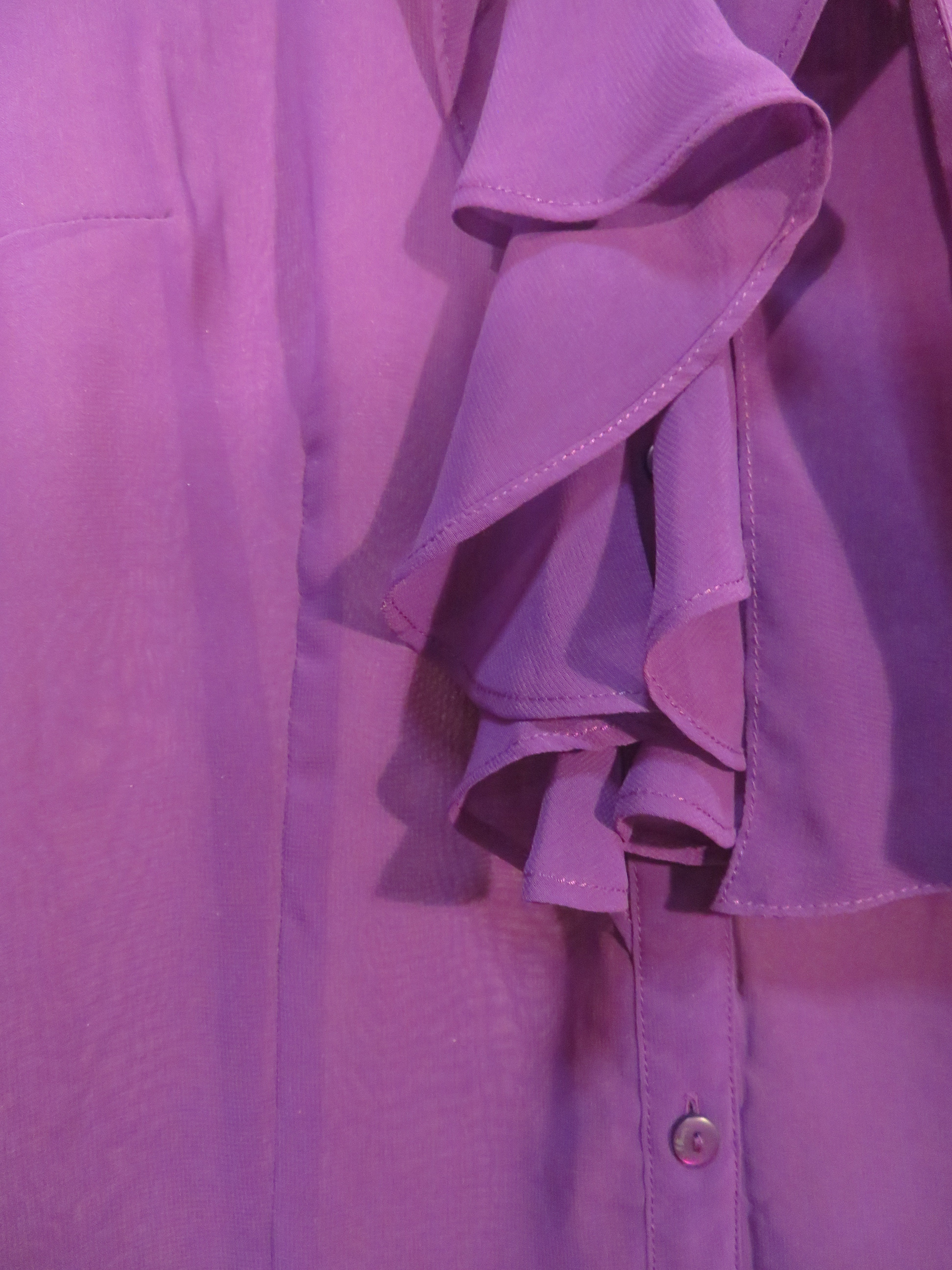 Blus med Krås och knytband