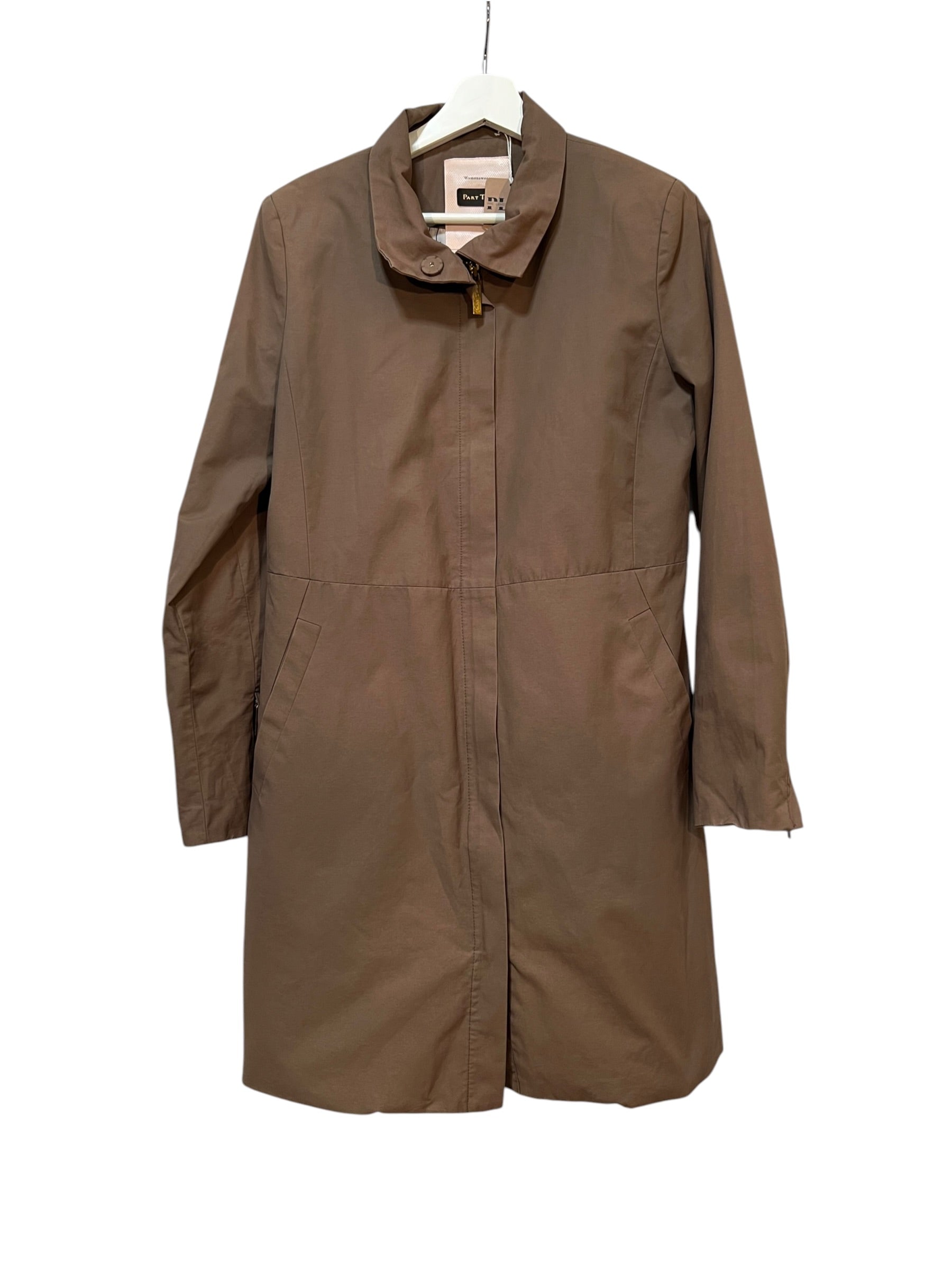Parkas med polokrage