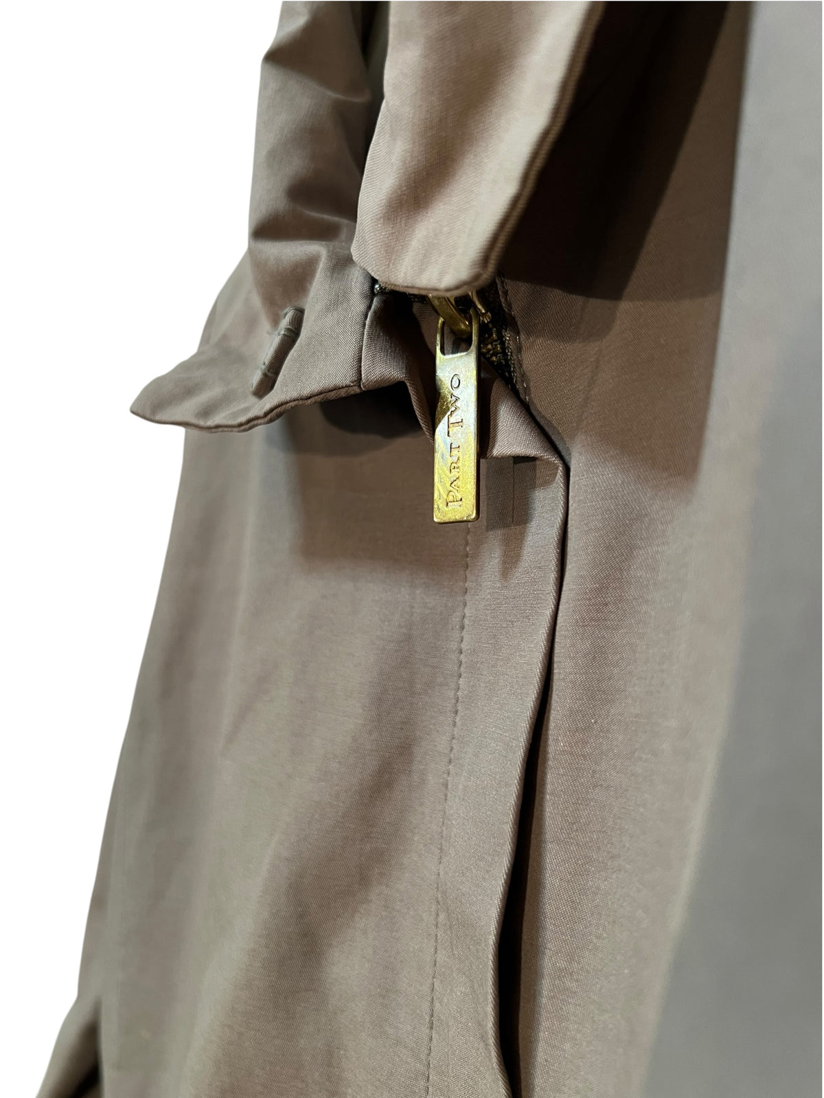 Parkas med polokrage