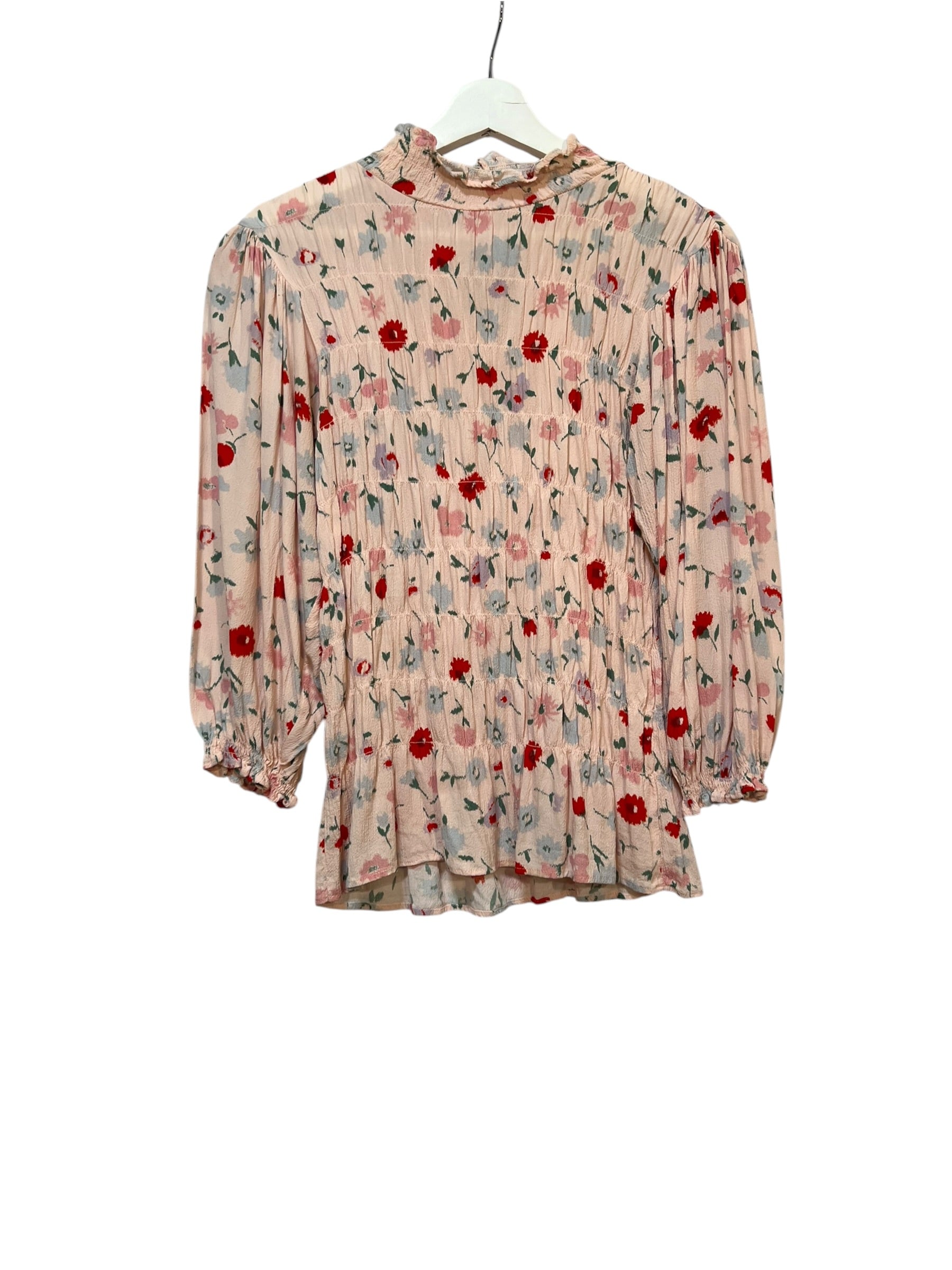 Blommig Smockblus